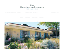 Tablet Screenshot of californianch.com